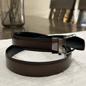Original Penguin Bonded Leather 32/30 Brown & Black Men’s Belt